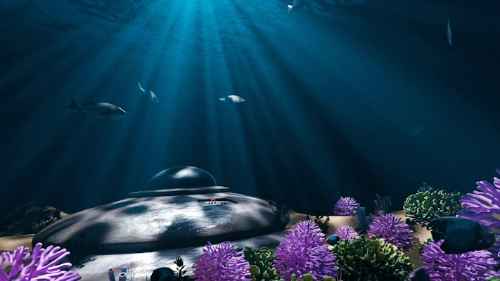 An underwater UFO